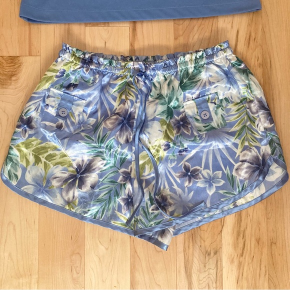 Maidenform 2-piece pajama/lounge set- Tank & Floral Shorts Med-runs small, NWOT - Picture 4 of 6